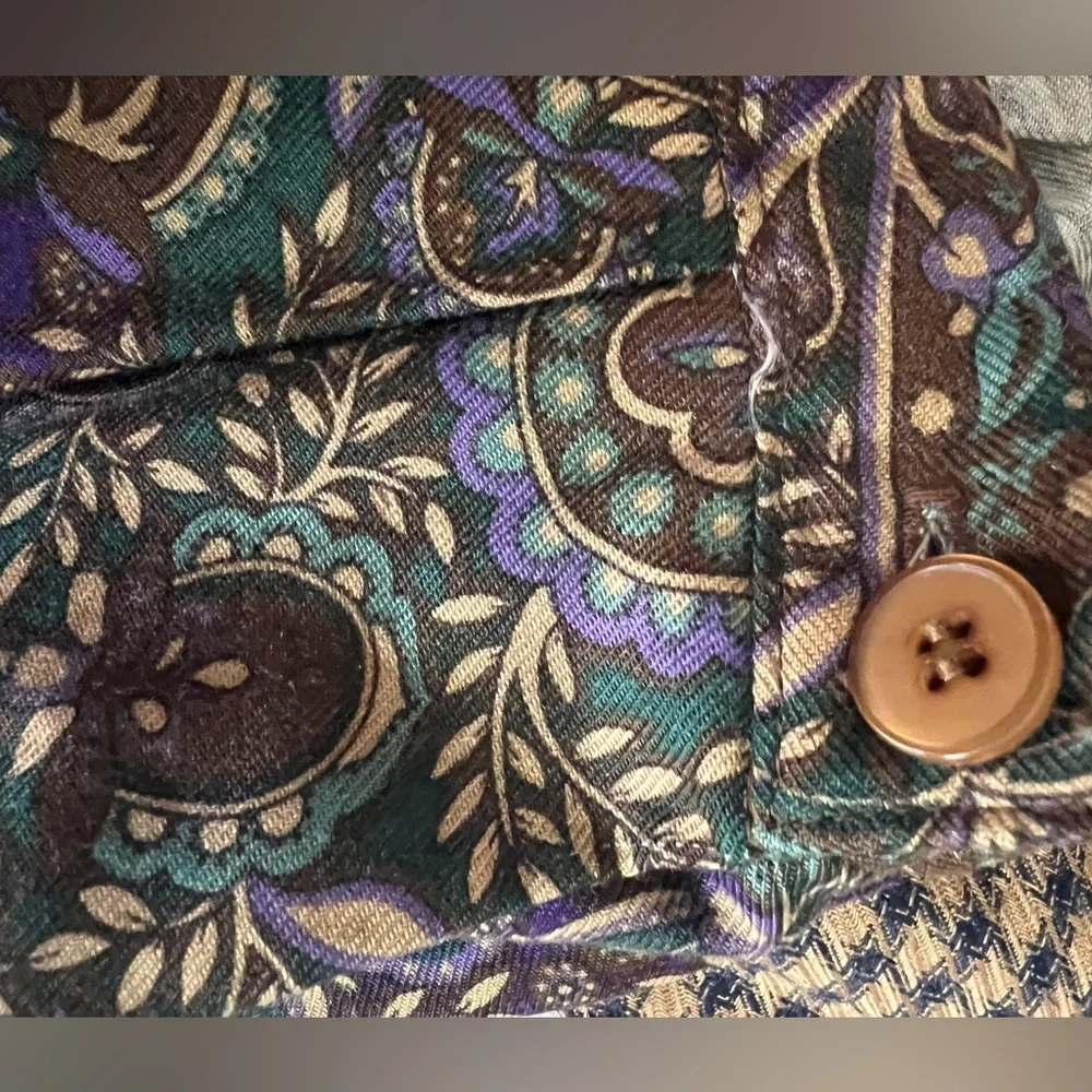 Vintage Bundle Skirts Country Suburbans Size 10 U.S.A. Purple paisley/Brown Chek